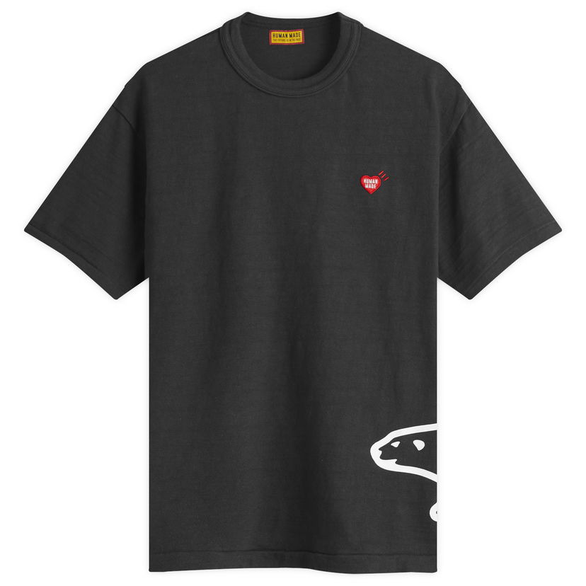 Majica kratkih rukava Human Made Side Polar Bear Graphic Tee, Size Large Crna | HM29TE004-BLK