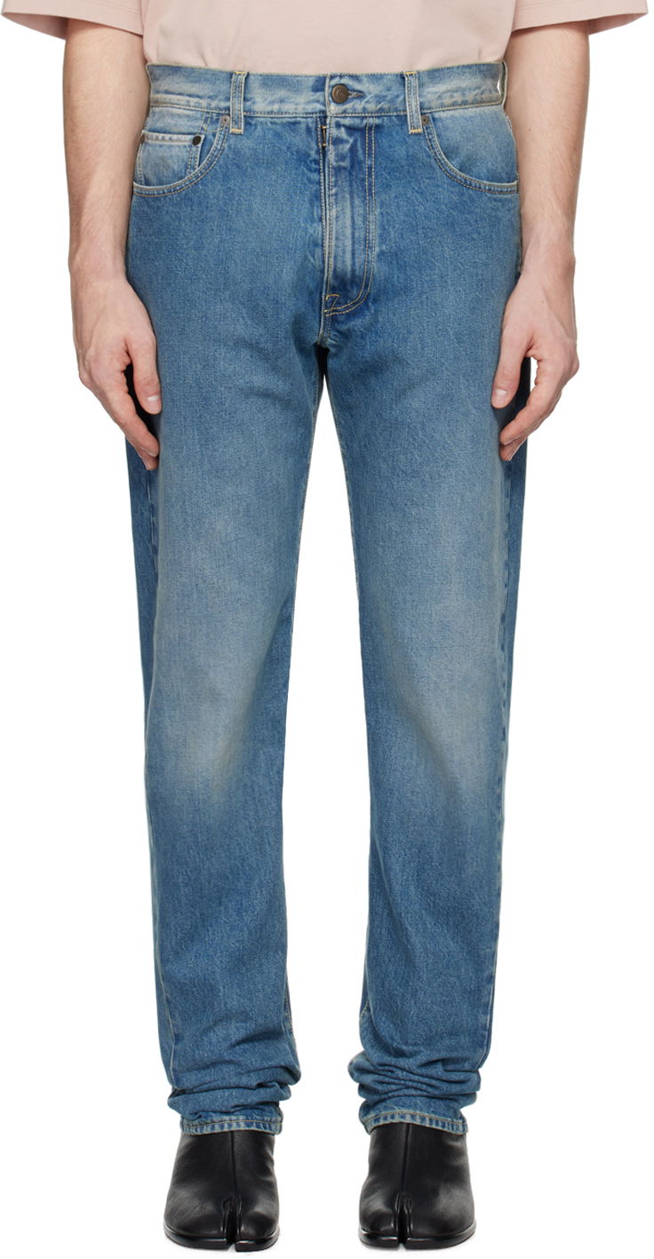 Jeans Maison Margiela Turn-Up Jeans Plava | S50LA0232 S30561