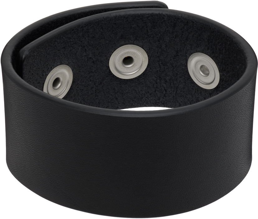 Narukvica Rick Owens Rick Owens Anthem Cuff Bracelet Crna | RA02E0701 LGE