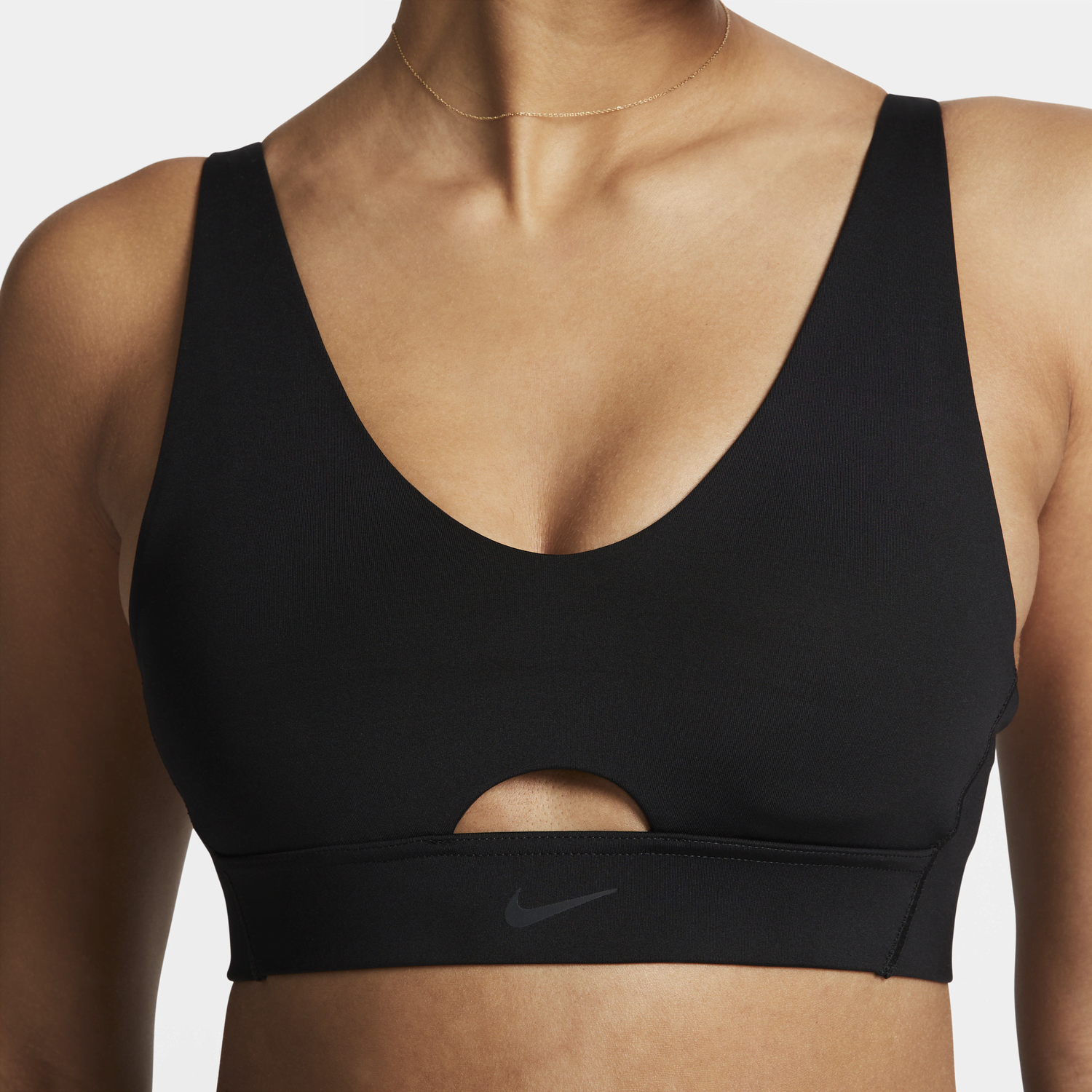 Grudnjak Nike Indy Plunge Cutout Medium-Support Padded Sports Bra Crna | DV9837-010, 1