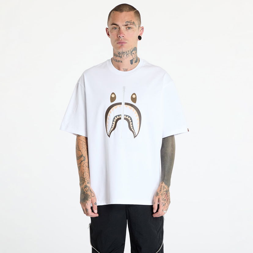 Majica kratkih rukava BAPE Shark Tee White Bijela | 001TEK701312M WHT