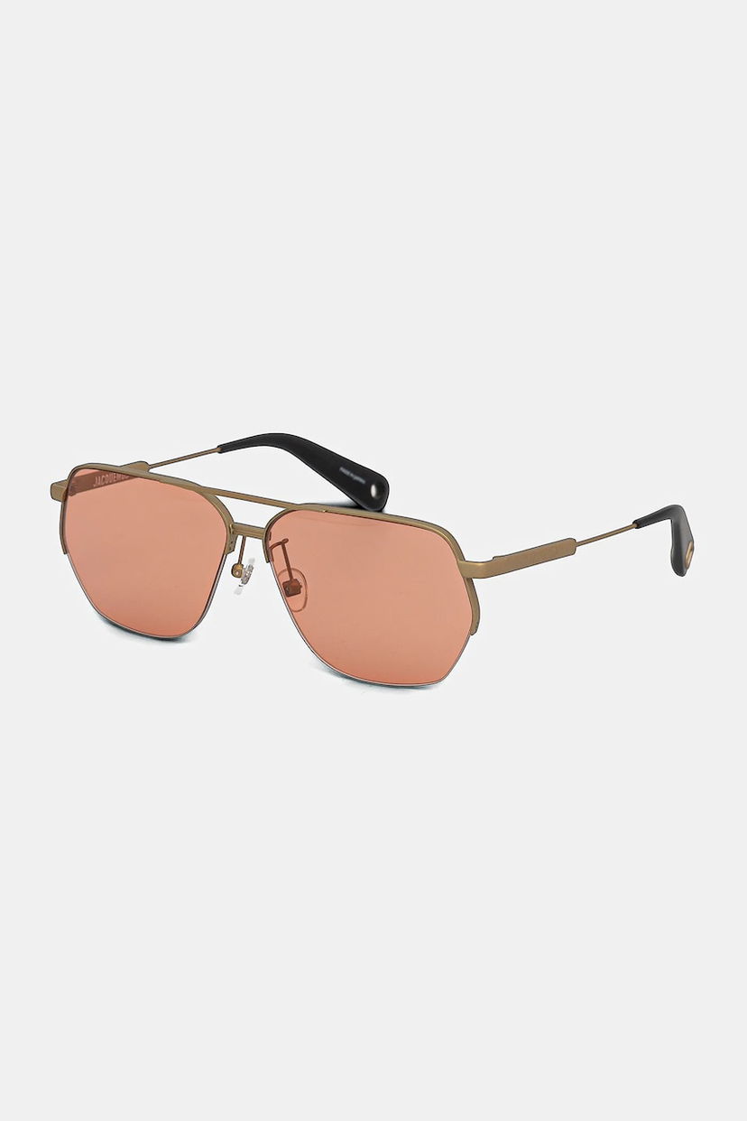 Sunčane naočale Jacquemus Jacquemus Aviador Sunglasses Smeđa | JAC67C5SUN