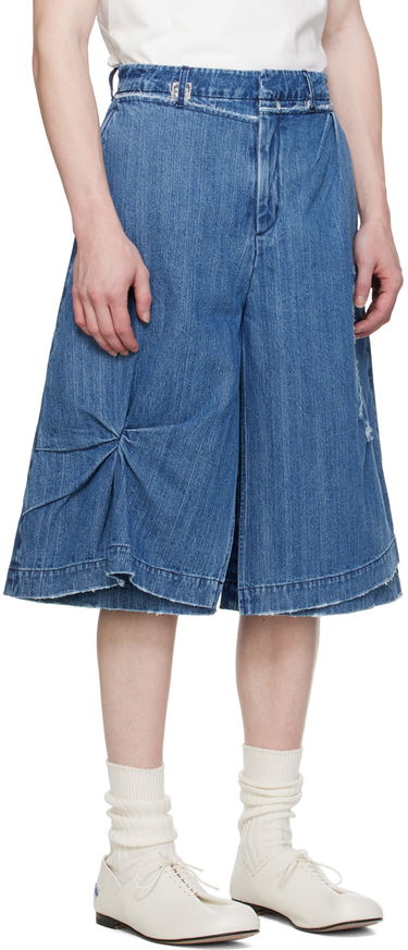 Kratke hlače ADER ERROR Distressed Denim Shorts Plava | BN01SSJE0201BL, 1
