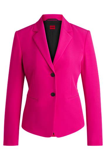 Jakna BOSS Slim-Fit Stretch Blazer Ružičasta | 50539976