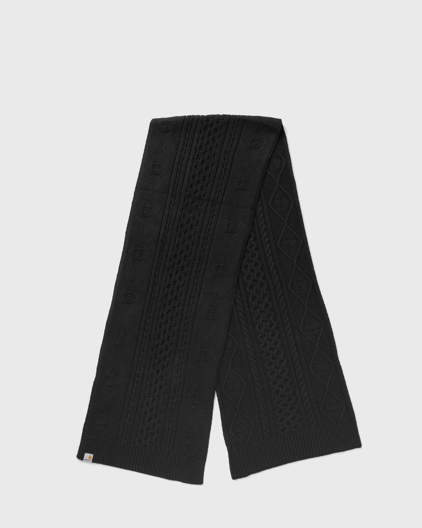 Šal Carhartt WIP Knitted Scarf with Pattern Crna | I035474-89.XX