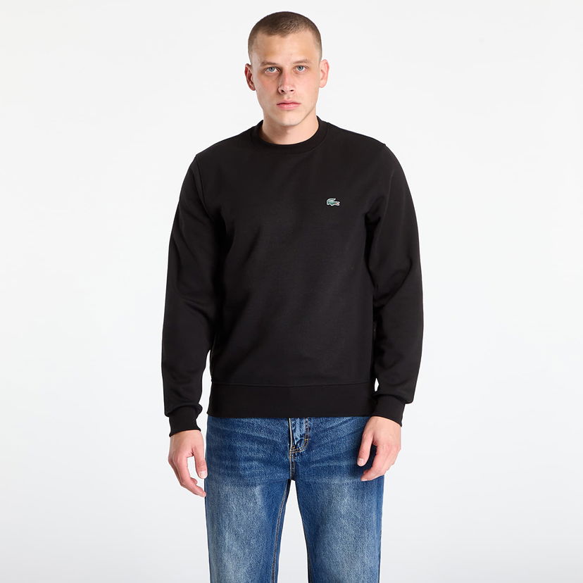 Dukserice Lacoste Sweatshirt Sweatshirt Black Crna | SH5127 031