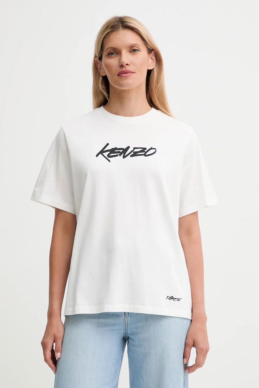 Majica kratkih rukava KENZO Kenzo x Futura T-Shirt Bijela | FF62TS5544SG