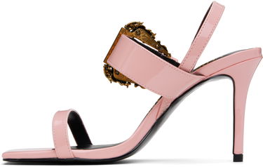 Tenisice i cipele Versace Versace Jeans Couture Baroque Buckle Emily Heeled Sandals Ružičasta | E78VA3S71_EZS190, 2