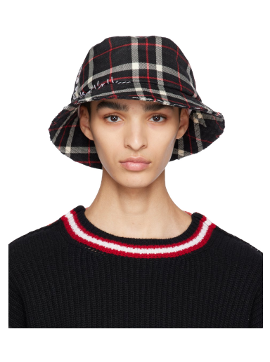 Šešir Marni Black Tartan Bucket Hat Crna | CLZC0088SY USCU54