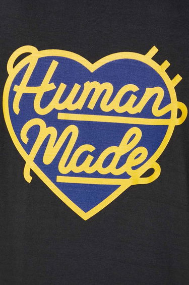 Majica kratkih rukava Human Made Heart Badge Graphic T-Shirt Crna | HM27CS002, 5