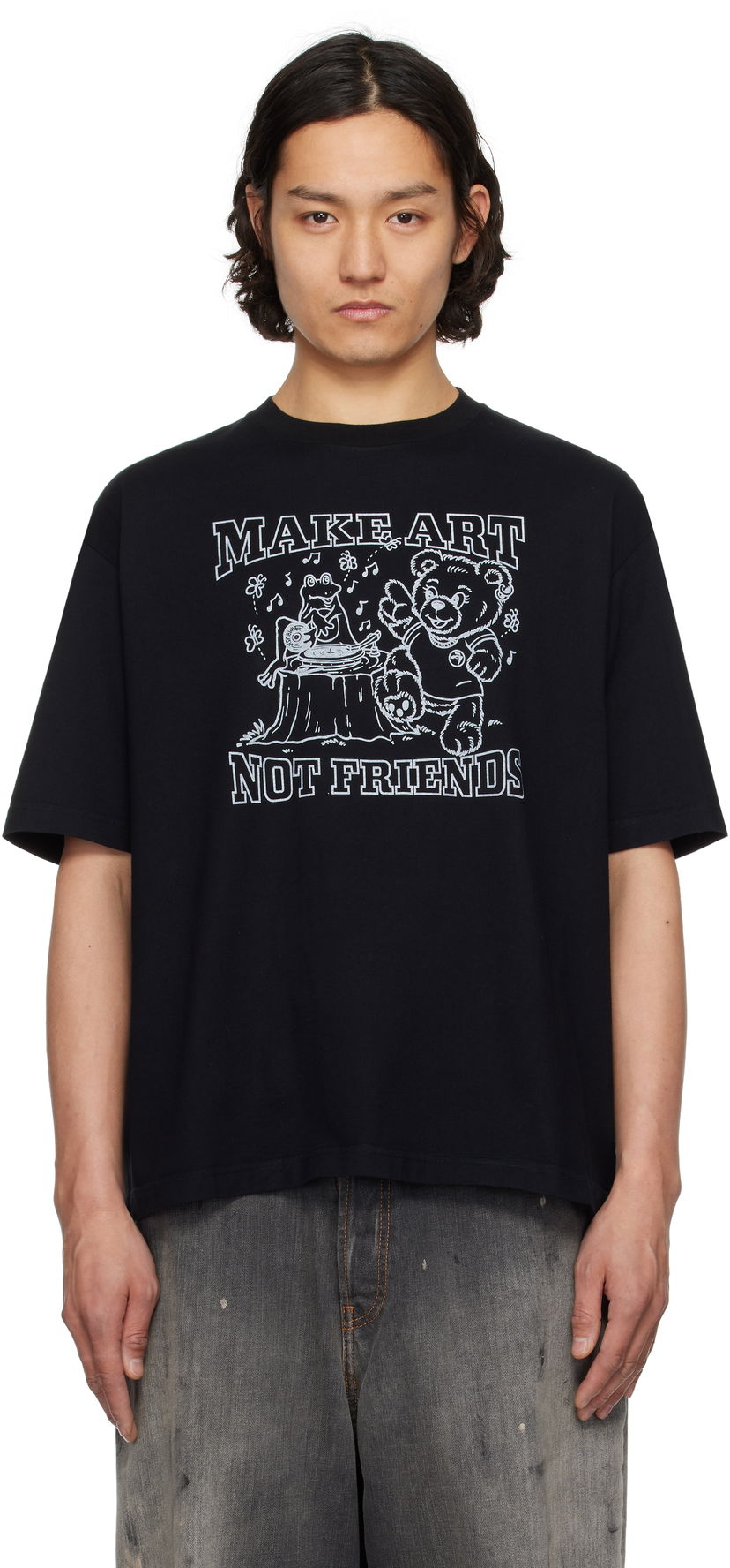 Majica kratkih rukava Ambush AMBUSH 'Make Art' Graphic T-Shirt Crna | 12115328