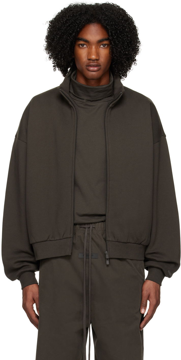 Dukserice Fear of God Essentials Full Zip Jacket Siva | 192BT225070FW