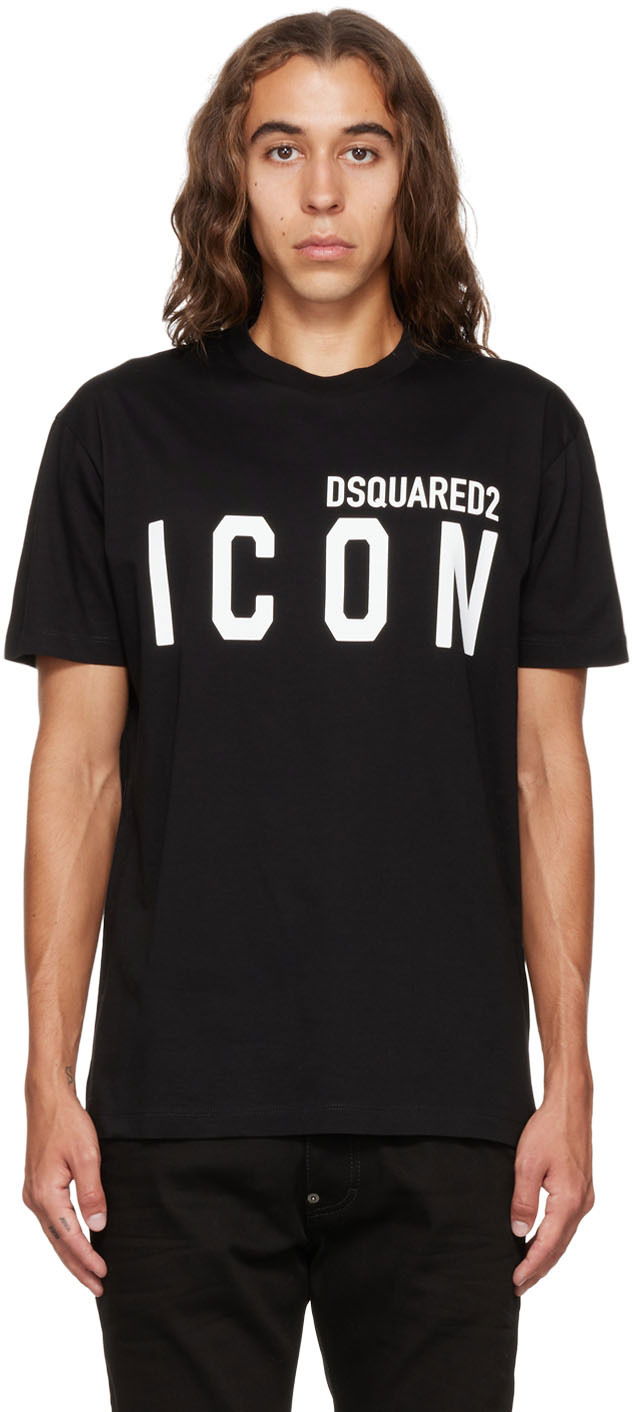 Majica kratkih rukava DSQUARED2 Dsquared2 Icon T-Shirt Crna | S79GC0003