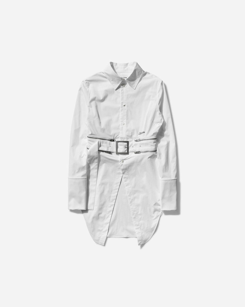 Košulja Jean Paul Gaultier Belted Shirt Bijela | 25-33-F-CH087I-C071 01