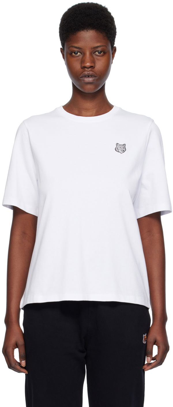 Majica kratkih rukava MAISON KITSUNÉ Bold Fox Head T-Shirt Bijela | MW00111KJ0119