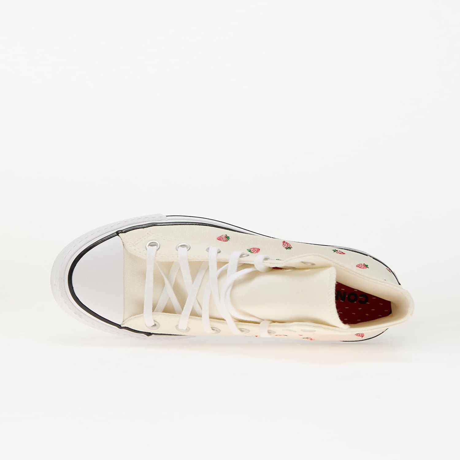 Tenisice i cipele Converse Chuck Taylor All Star Lift Platform Embroidered Strawberries Bež | A14934C, 1