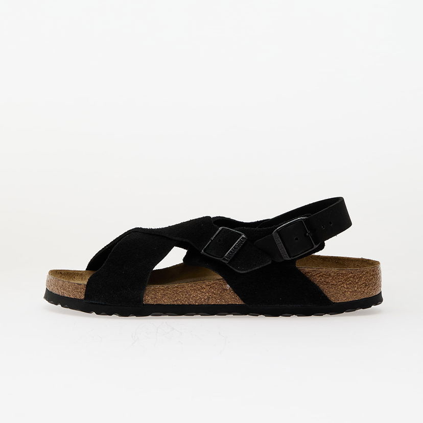 Tenisice i cipele Birkenstock Birkenstock Tulum II Suede Leather Sandals Crna | 1029779