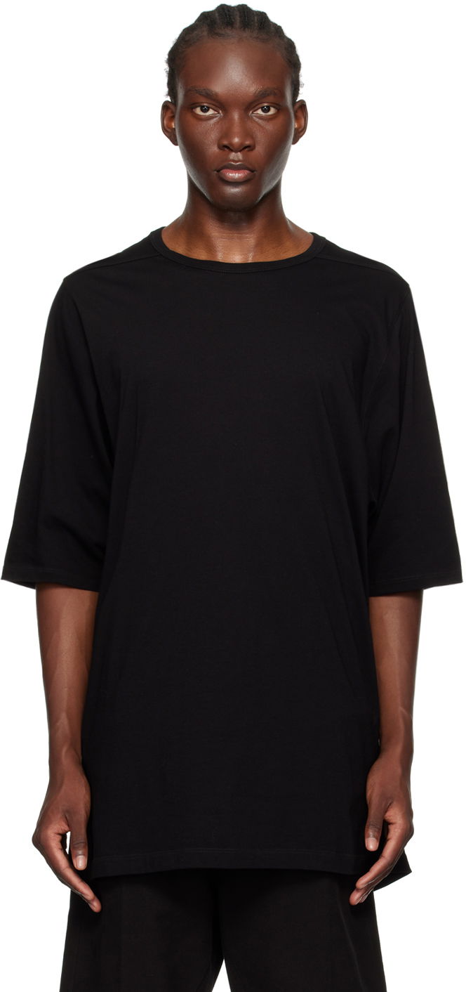 Majica kratkih rukava Rick Owens Porterville Jumbo Oversized T-Shirt Crna | RU02D6274 JA