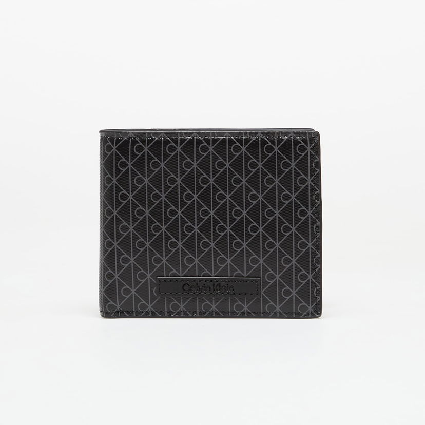 Novčanik CALVIN KLEIN Calvin Klein Emblem Aop Billfold Wallet Crna | LV04D1085G UB1