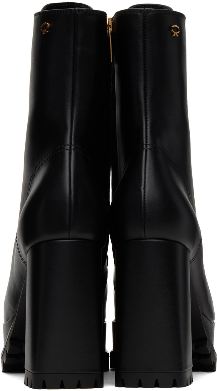 Tenisice i cipele Gianvito Rossi Platform Lace-Up Boots Crna | G73077.70RIC.VGI, 1