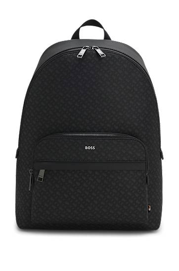 Ruksak BOSS BOSS Monogram Backpack Crna | 50552571
