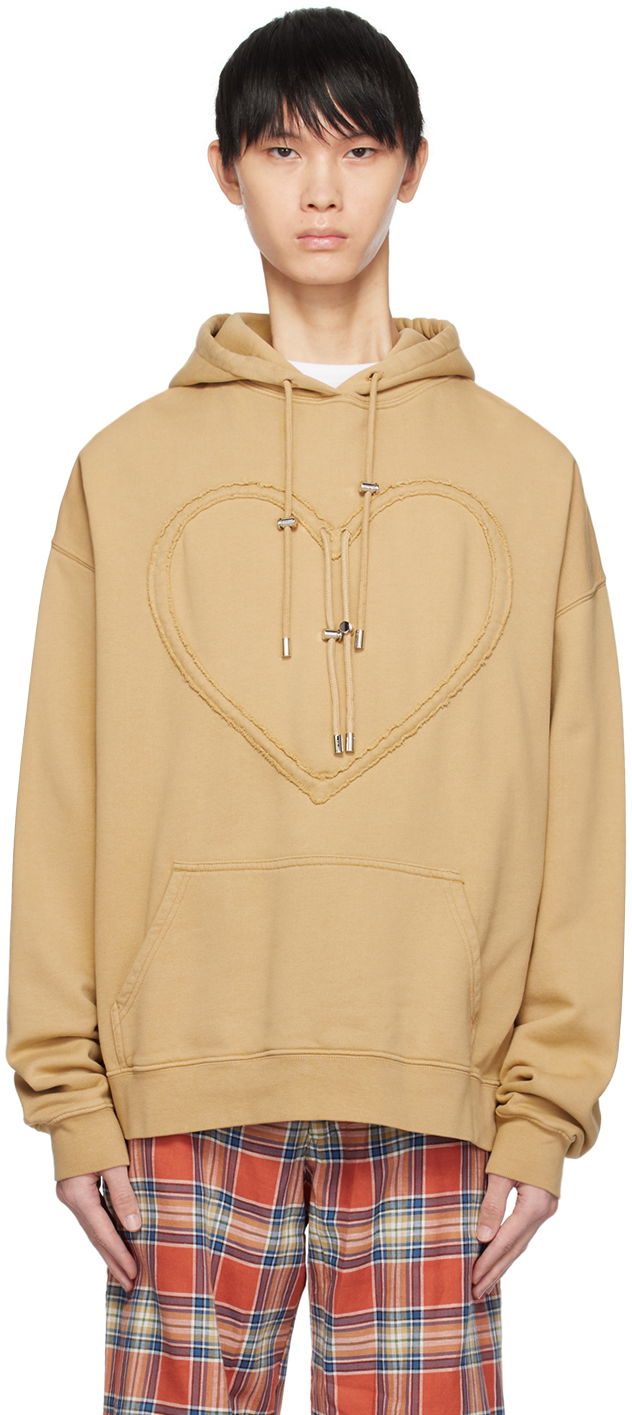 Dukserice Collina Strada Collina Strada Heart Hoodie Bež | XX8754