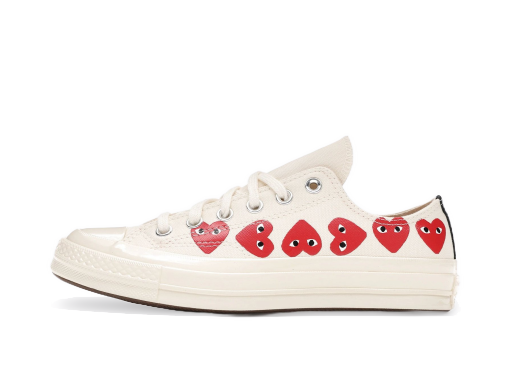 Tenisice i cipele Converse Comme des Garçons Play x Chuck 70 Low Top "Multi Heart" Bež | 162975C