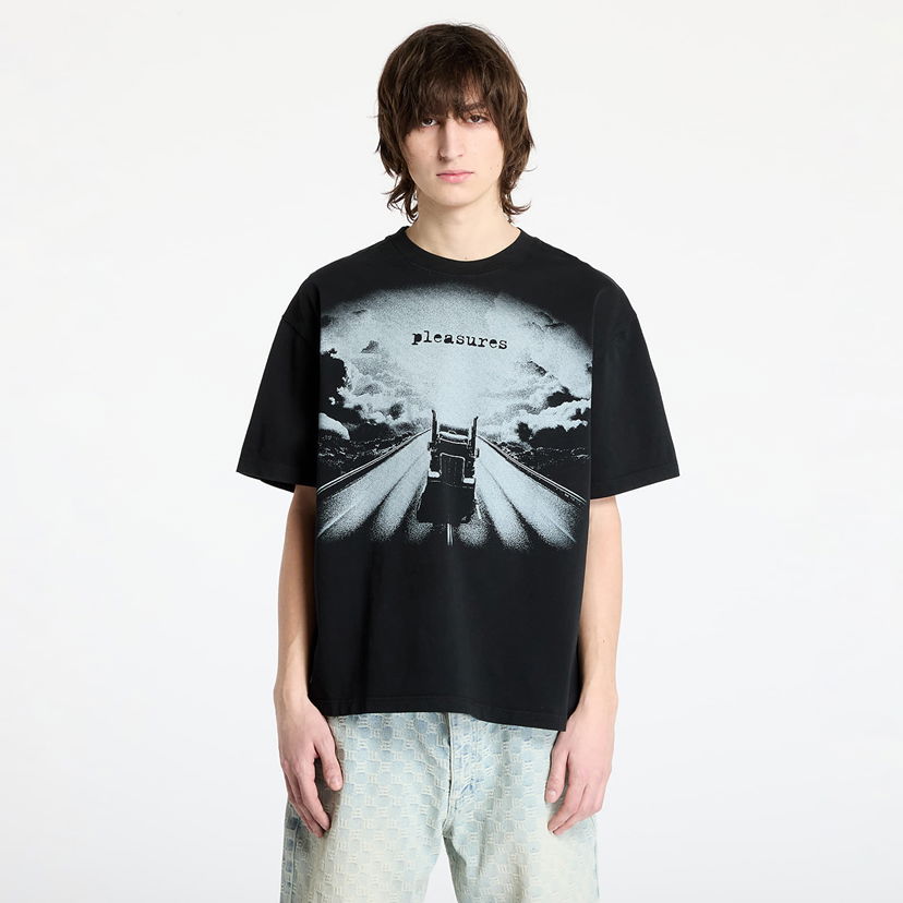 Majica kratkih rukava Pleasures PLEASURES Truck Heavyweight Tee Crna | P25SP025 BLACK