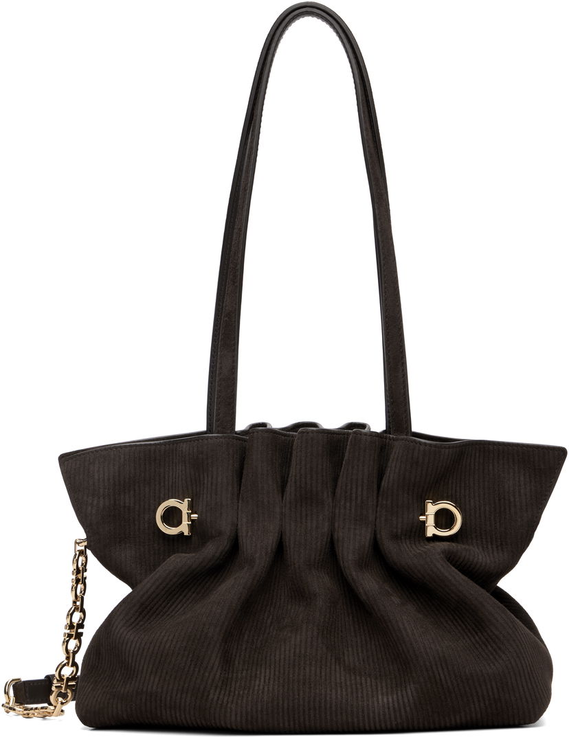 Tote bag FERRAGAMO Salvatore Ferragamo Soft Tote Smeđa | 785609