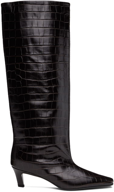 Odjeća TOTEME TOTEME 'The Wide Shaft' Knee-High Boots Smeđa | 231-913-847, 0