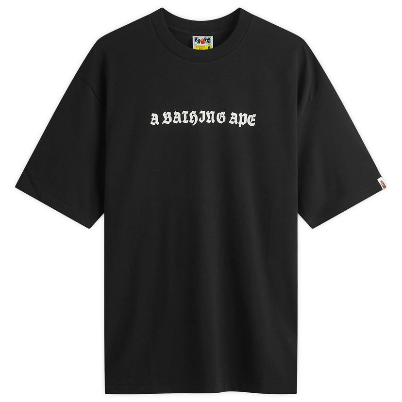 Majica kratkih rukava BAPE Gothic Logo T-Shirt Crna | 001TEK801308M-BLK