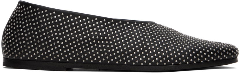 Odjeća Marsèll Marsell Coltellaccio Borchie Ballerina Flats Crna | MW8176 091