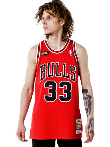Dres Mitchell & Ness Authentic Jersey Chicago Bulls Crvena | AJY4GS18079-CBUSCAR97SPI