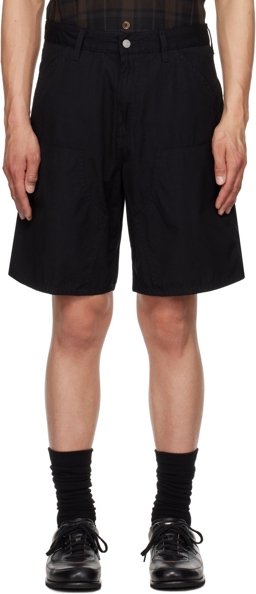 Kratke hlače Carhartt WIP Double Knee Shorts Crna | I034794