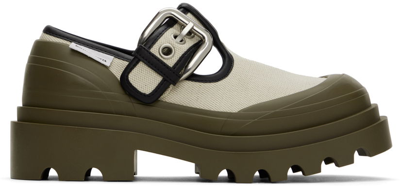 Tenisice i cipele Bottega Veneta Bottega Veneta Trek Mary-Jane Loafers Zelena | 796456-V2GY4-9248