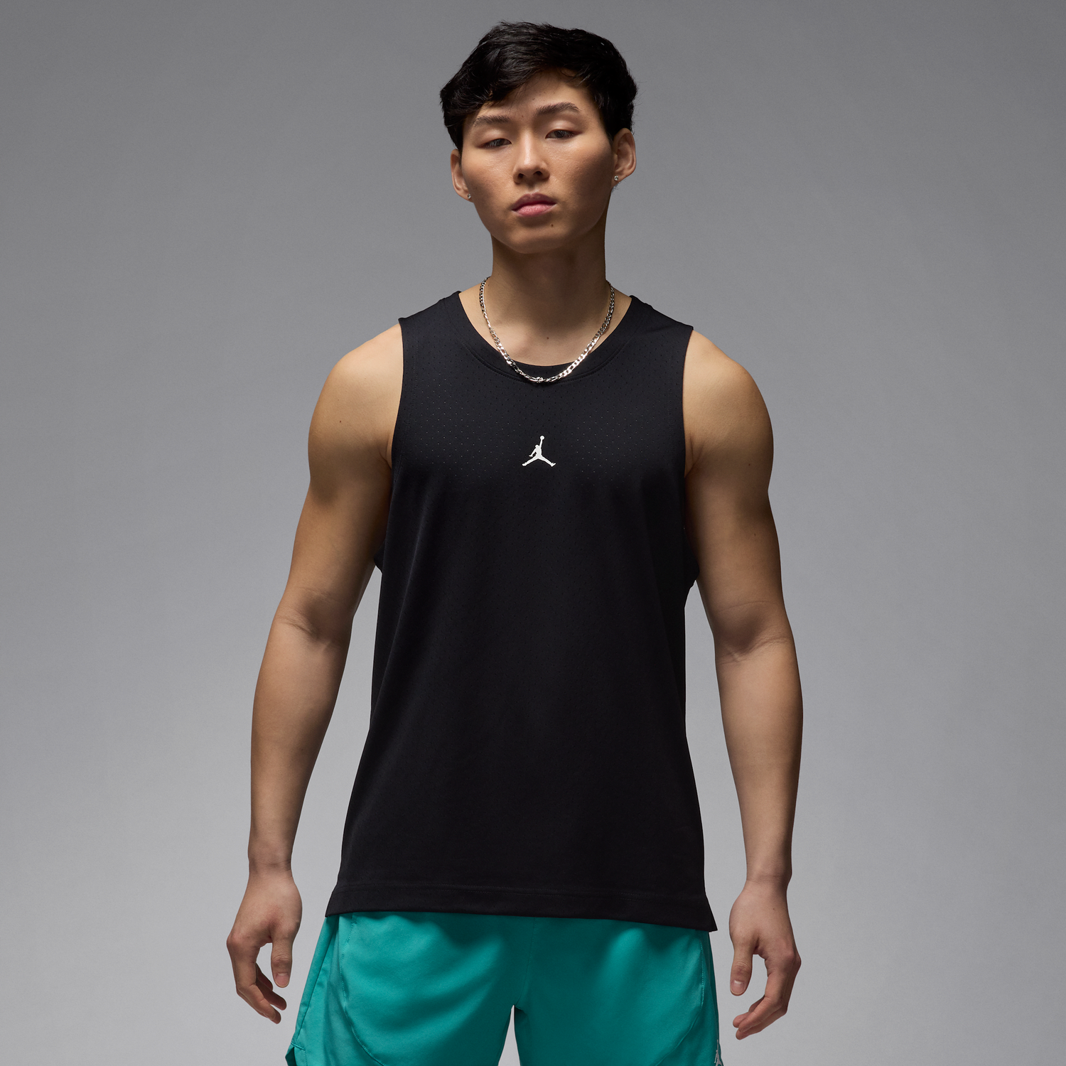 Majica bez rukava Jordan Jordan Sport Dri-FIT Mesh Tank Crna | HF9949-010, 0