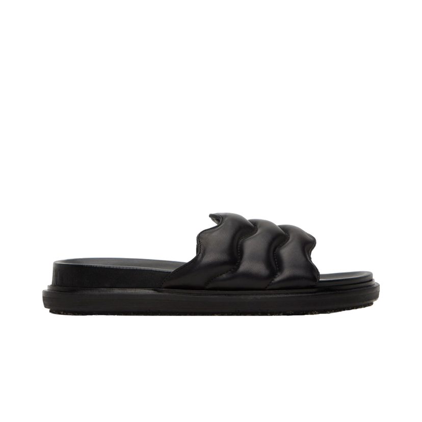 Tenisice i cipele Marni Fussbett Platform Slides Crna | FBMR002401 P5443