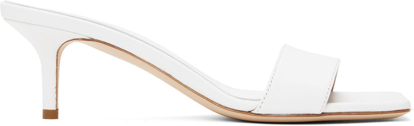 Dodaci Aeyde Aeyde Ilvy Leather Mules Bijela | A11-HS-GAIS55TB155-SS25-1020-007