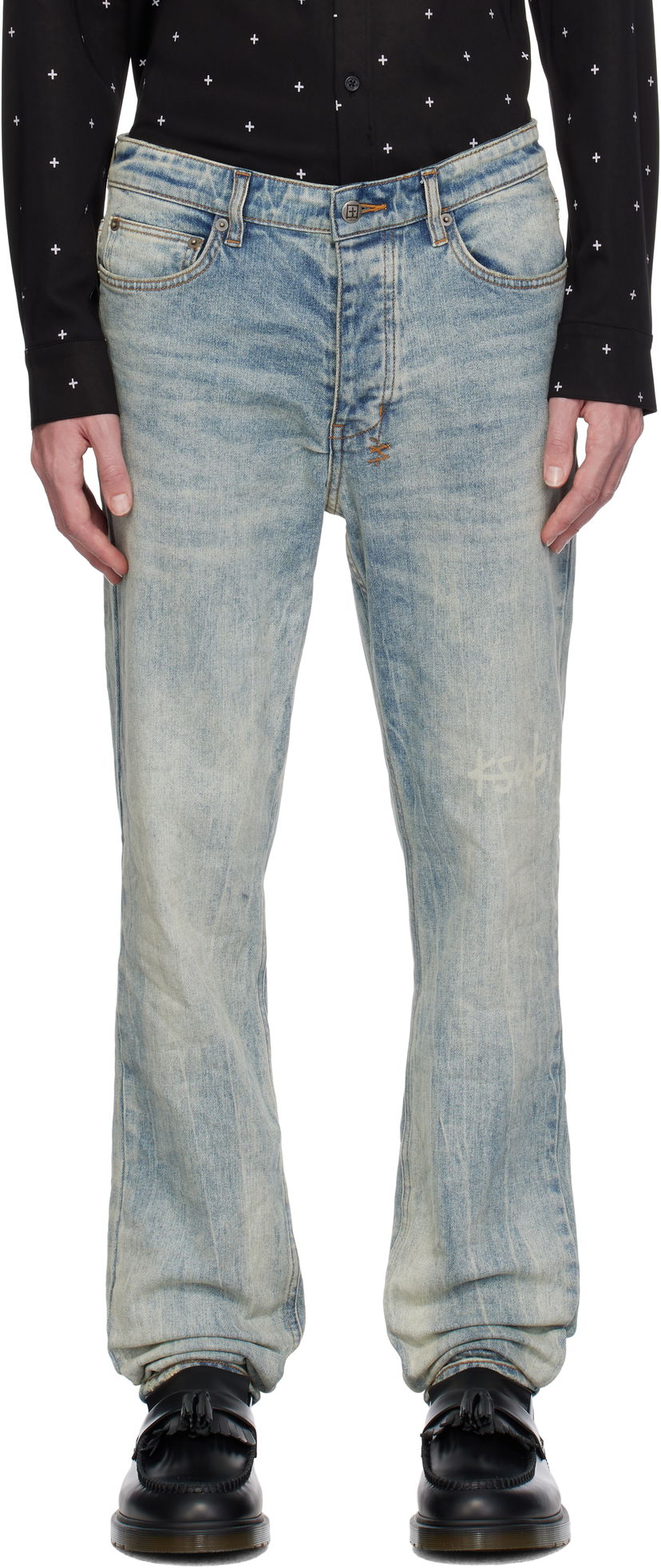 Jeans Ksubi Chitch Stairway Jeans Plava | MFA24DJ054