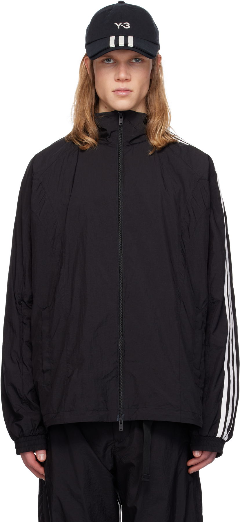 Vjetrovka Y-3 3-Stripes Nylon Shell Jacket by Y-3 Crna | JD5999