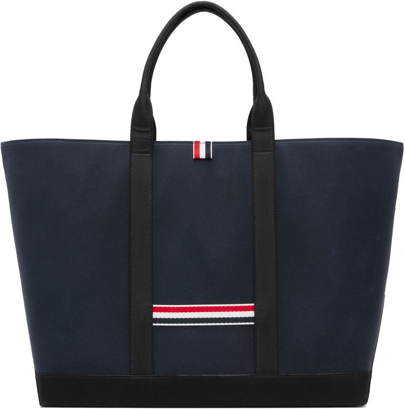 Tote bag Thom Browne Thom Browne Medium Drawstring Tool Tote Tamnoplava | UAG231A-F0927