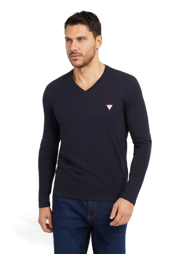 Majica kratkih rukava GUESS Long Sleeves T-Shirt Crna | M2YI08J1314