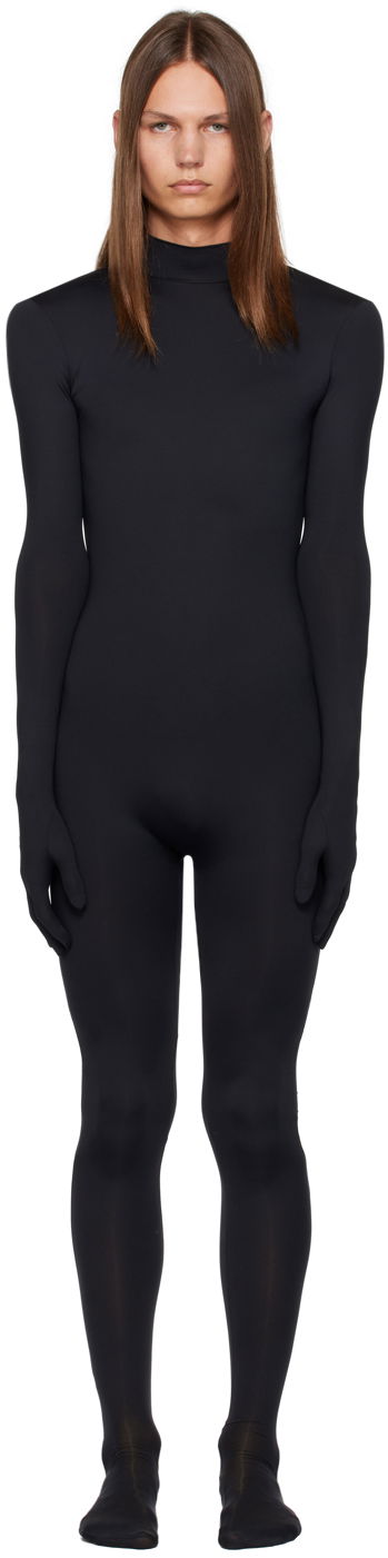 Kombinezon VETEMENTS Black Blackout Jumpsuit Crna | UE54MS100B