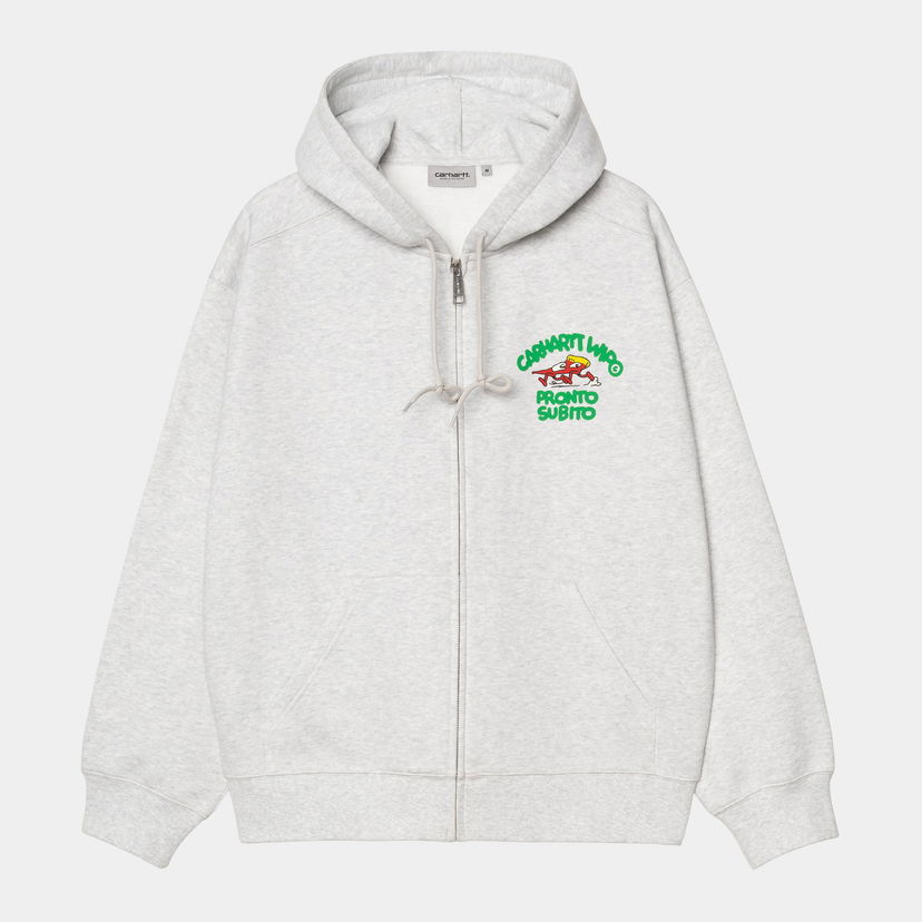 Dukserice Carhartt WIP Carhartt WIP Pronto Zip-Up Hoodie Siva | I035177_9