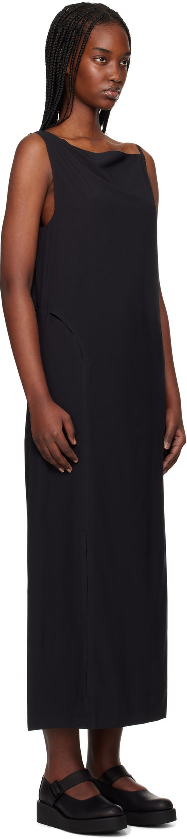 Haljina Y-3 Y-3 Slit Maxi Dress Crna | JD1474, 1