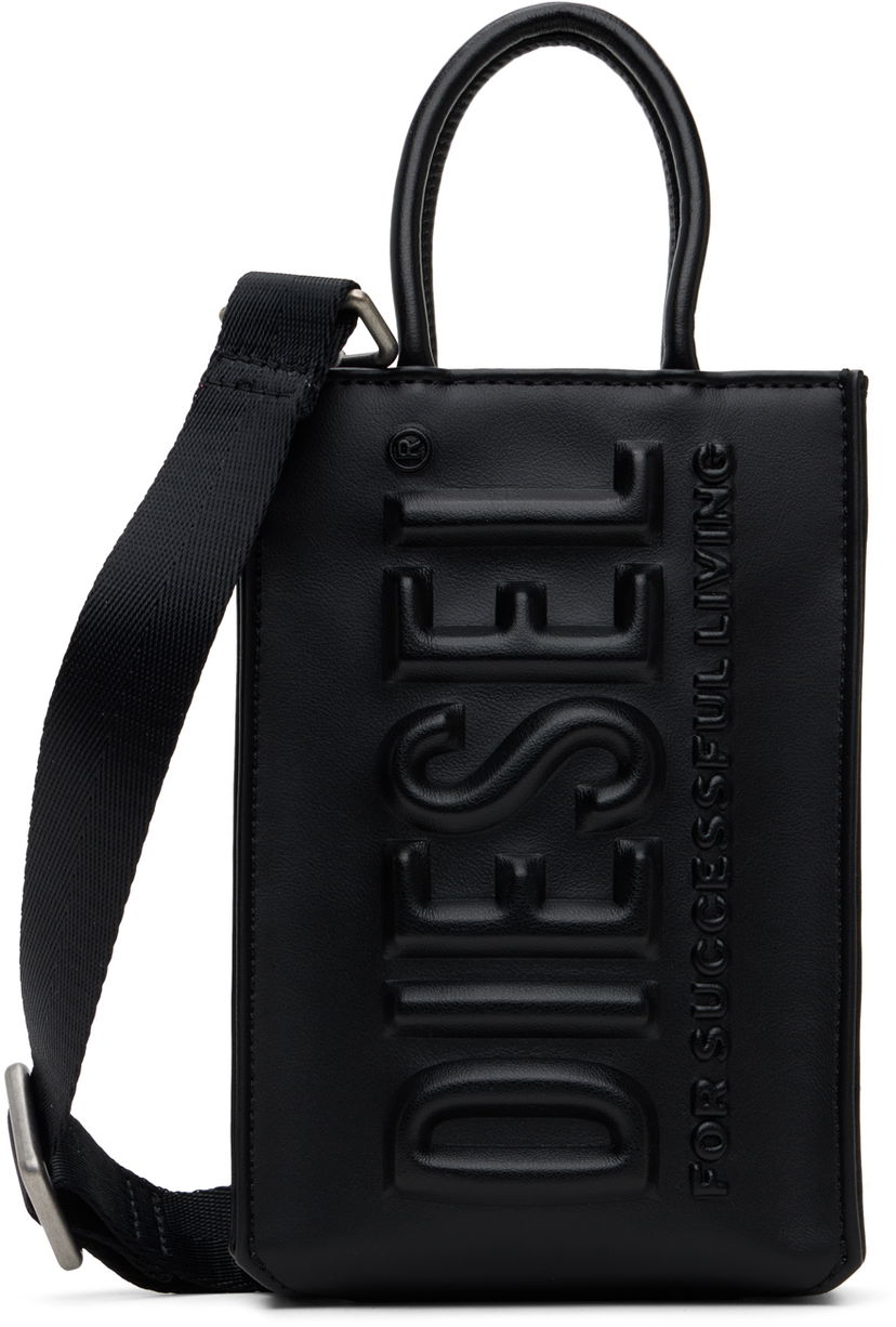Tote bag Diesel 3D Shopper Mini Tote Bag Crna | X09930 P5184
