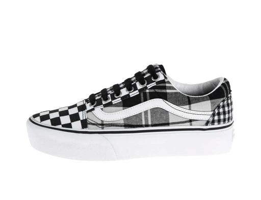 Tenisice i cipele Vans Old Skool Platform Plaid Checkerboard W Crna | VN0A3B3UVYD