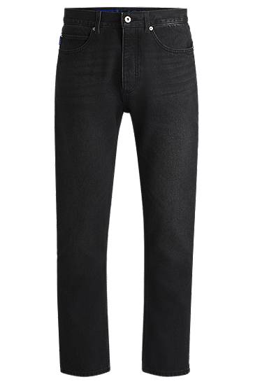 Jeans BOSS Regular Fit Jeans Crna | 50511507