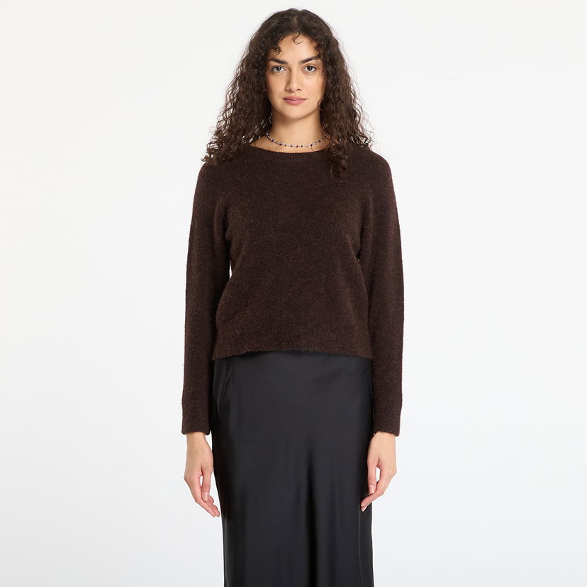 Džemper Samsoe Samsoe Short Crew Neck Sweater Nor O-N Smeđa | F00022152_191111TCX