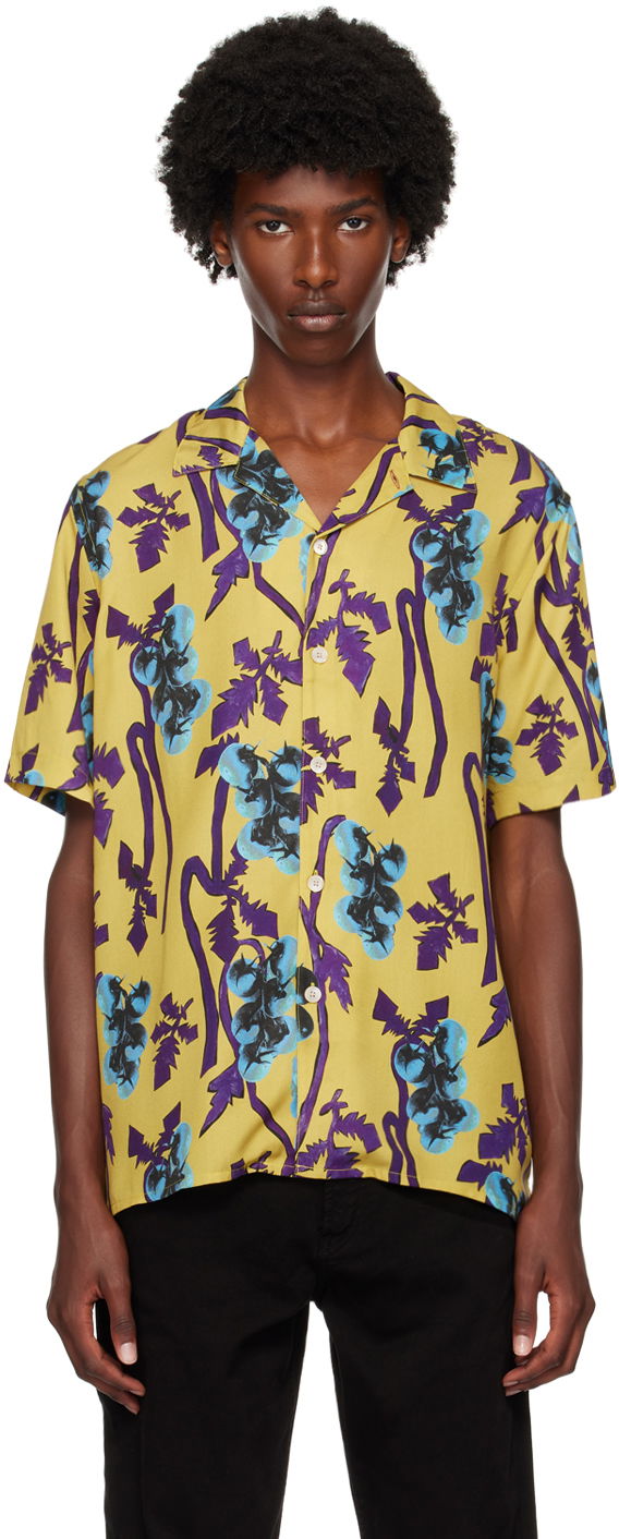 Košulja Paul Smith PS Paul Smith Printed Shirt Žuta | M2R-695U-N22101-32